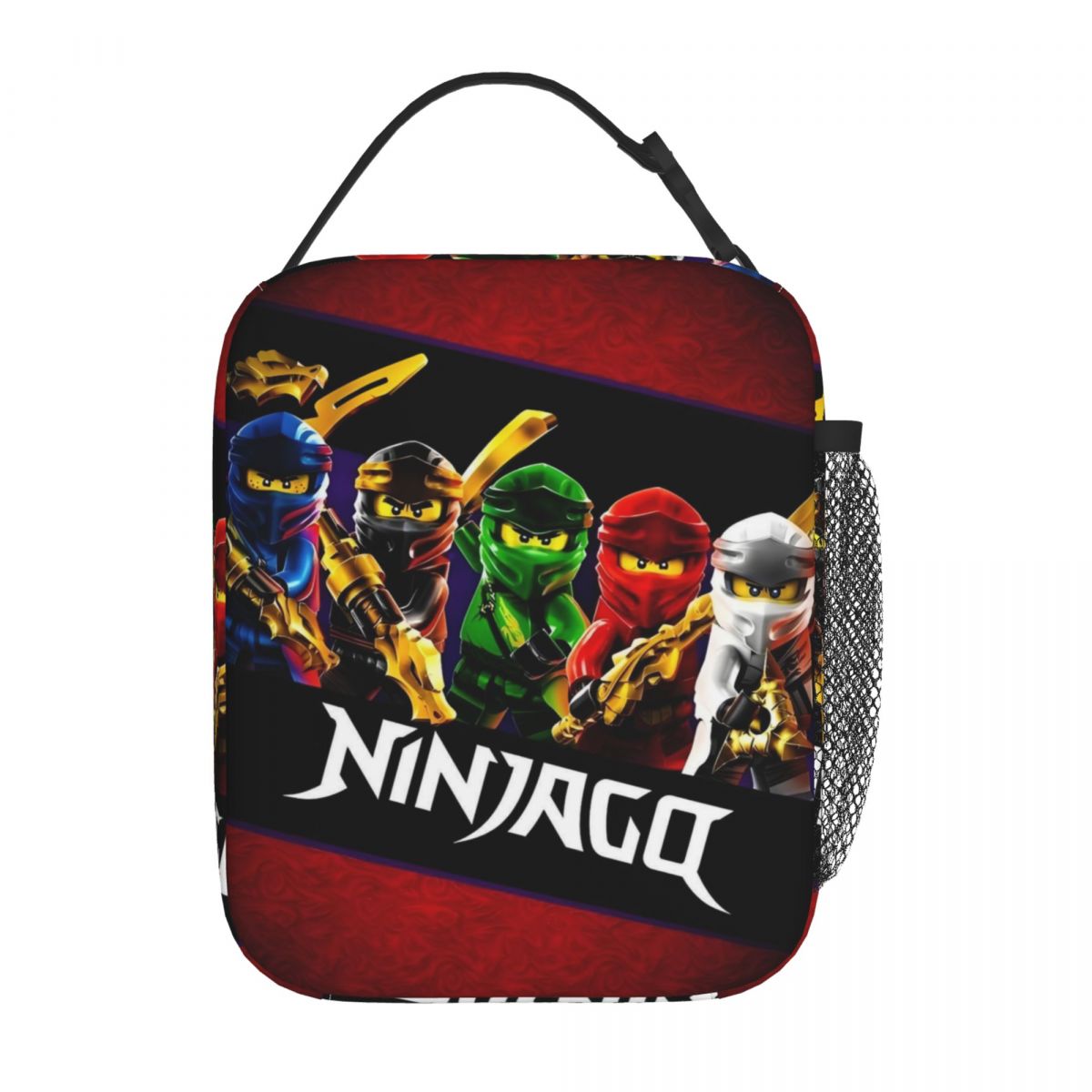 Tote Bag Sublimation - Aangepaste Phantoms N-Ninjagos geïsoleerde lunchtas voor