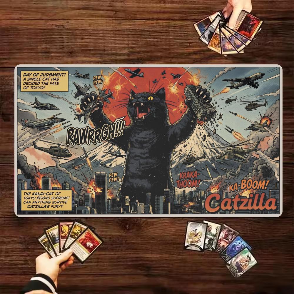 Retro Comic Zwarte Kat Trading - Door Mat Blank recensie en prijs