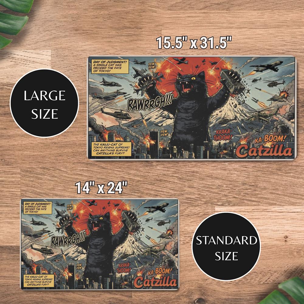 Retro Comic Zwarte Kat Trading - Door Mat Blank recensie en prijs