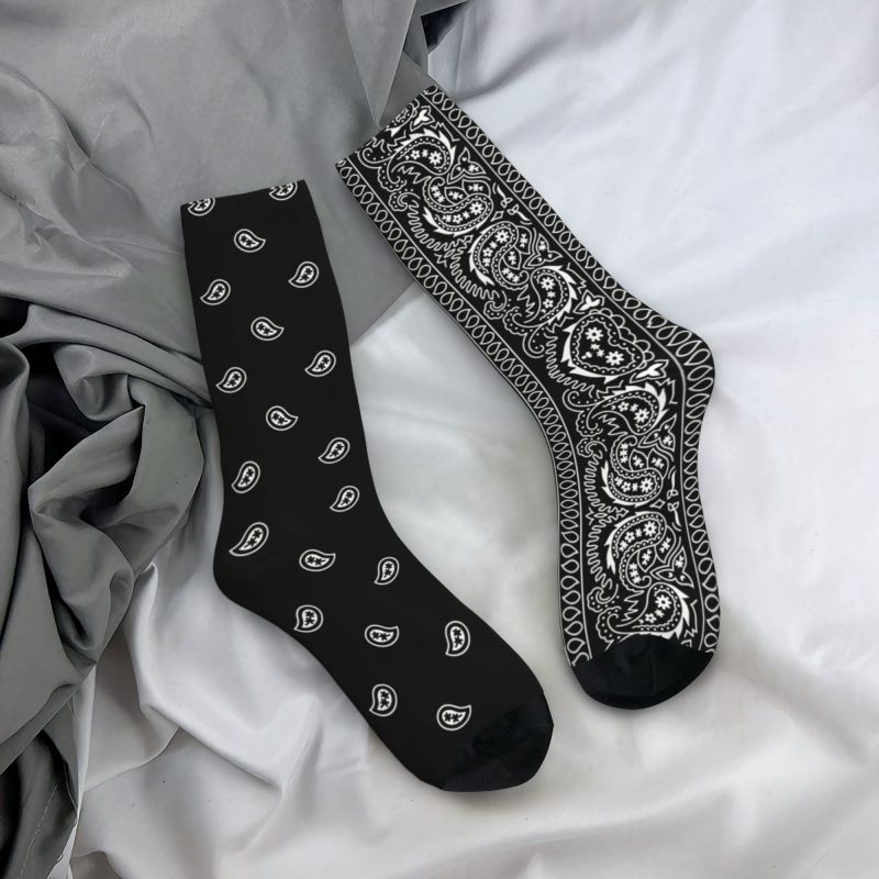 Custom Print Zwart Wit Paisley - Bandana Blank White recensie en prijs