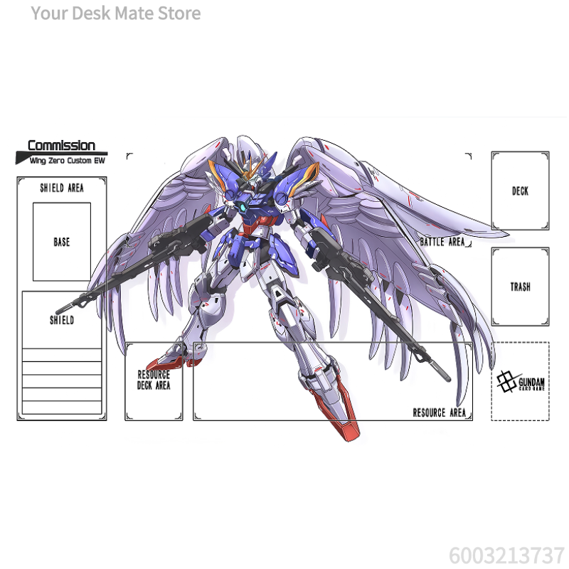 Gundam Wing Zero TCG speelmat  - Door Mat Blank recensie en prijs