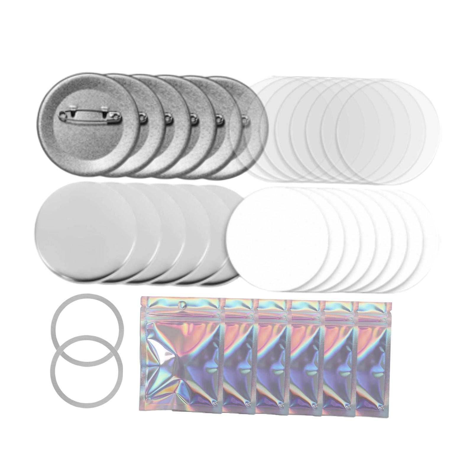 Knopbadge-set, metalen blanco  - Button Badge Blank recensie en prijs