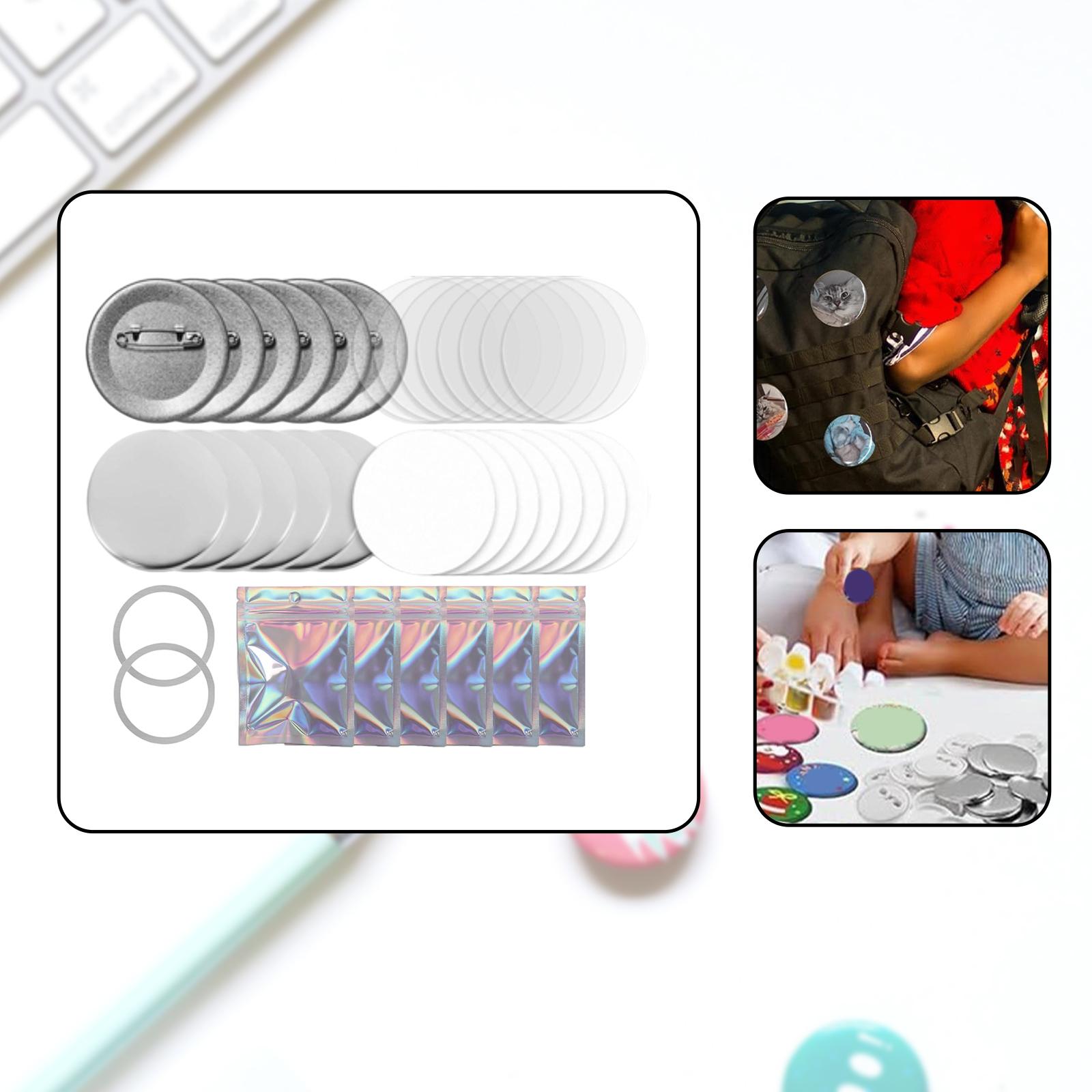 Knopbadge-set, metalen blanco  - Button Badge Blank recensie en prijs