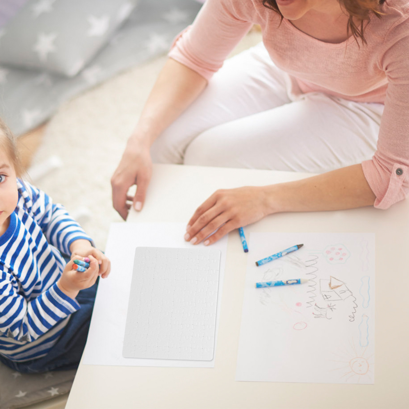 4 vellen blanco witte puzzelpl - Puzzle Blank White recensie en prijs