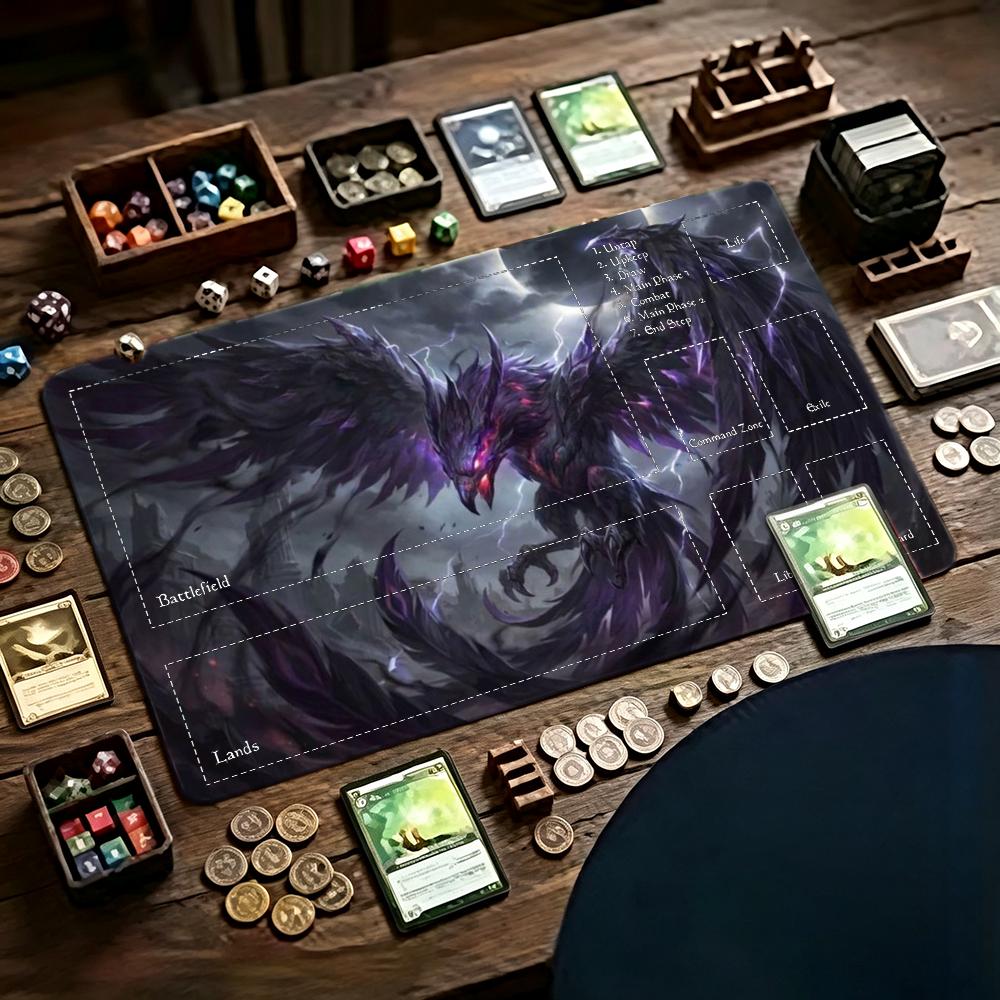 Donkerpaarse Phoenix Playmat T - Door Mat Blank recensie en prijs