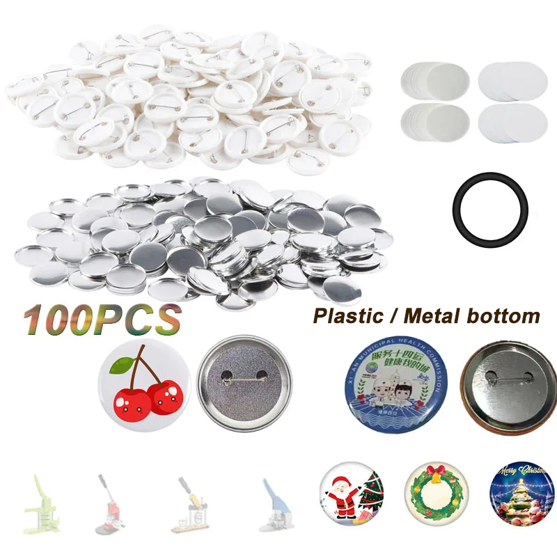 100 STKS Lege Knop Maken Benod - Button Badge Blank recensie en prijs